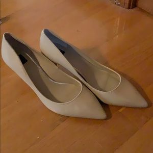 White House Black Market Nude Pumps